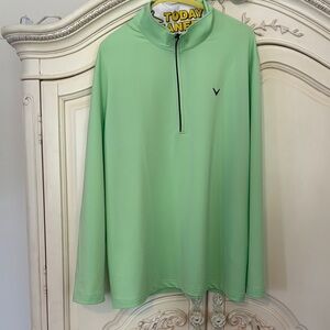 Callaway Men's Lightweight Green Pullover Jacket